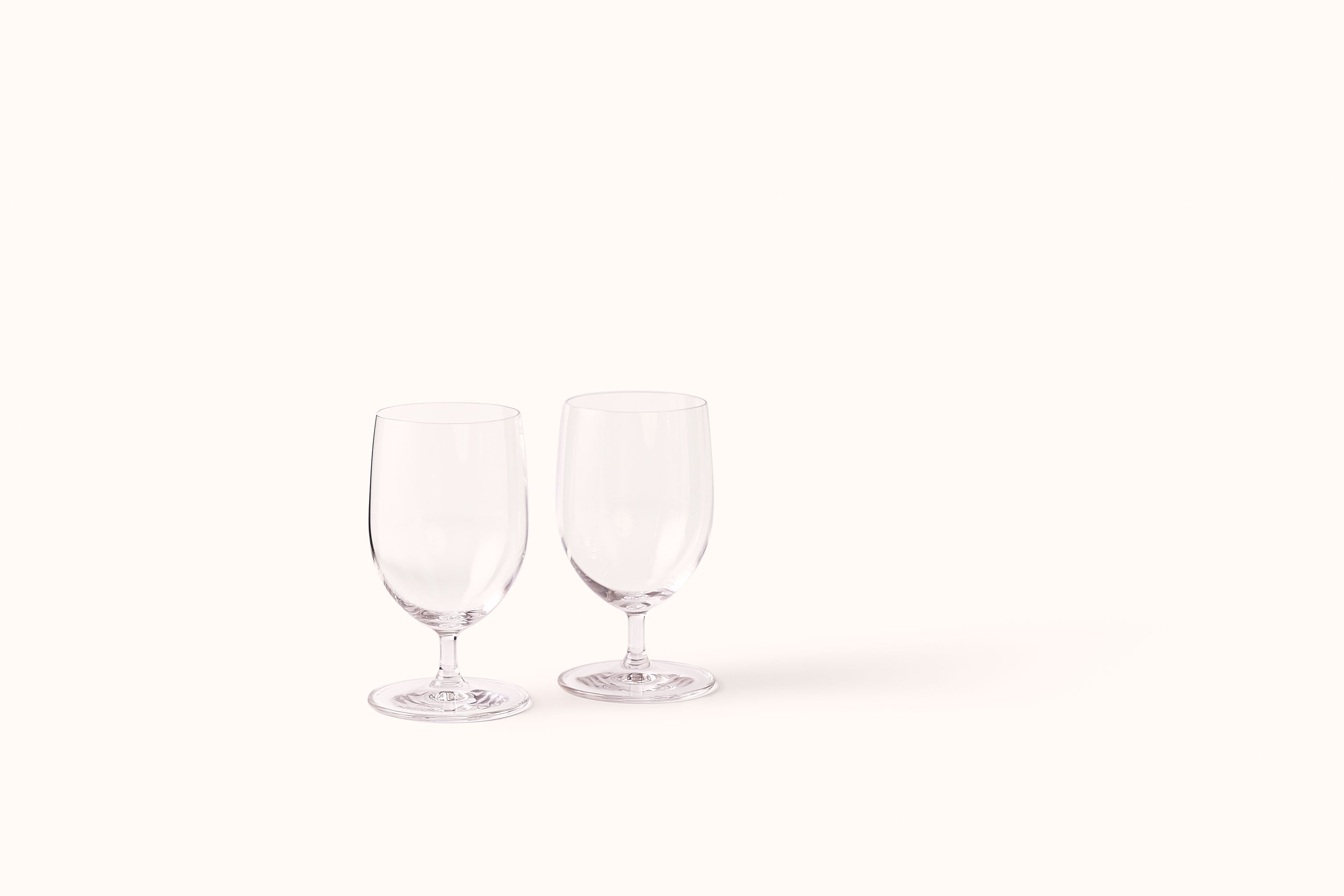 NUDE VINTAGE WATER GLASSES SET OF 2