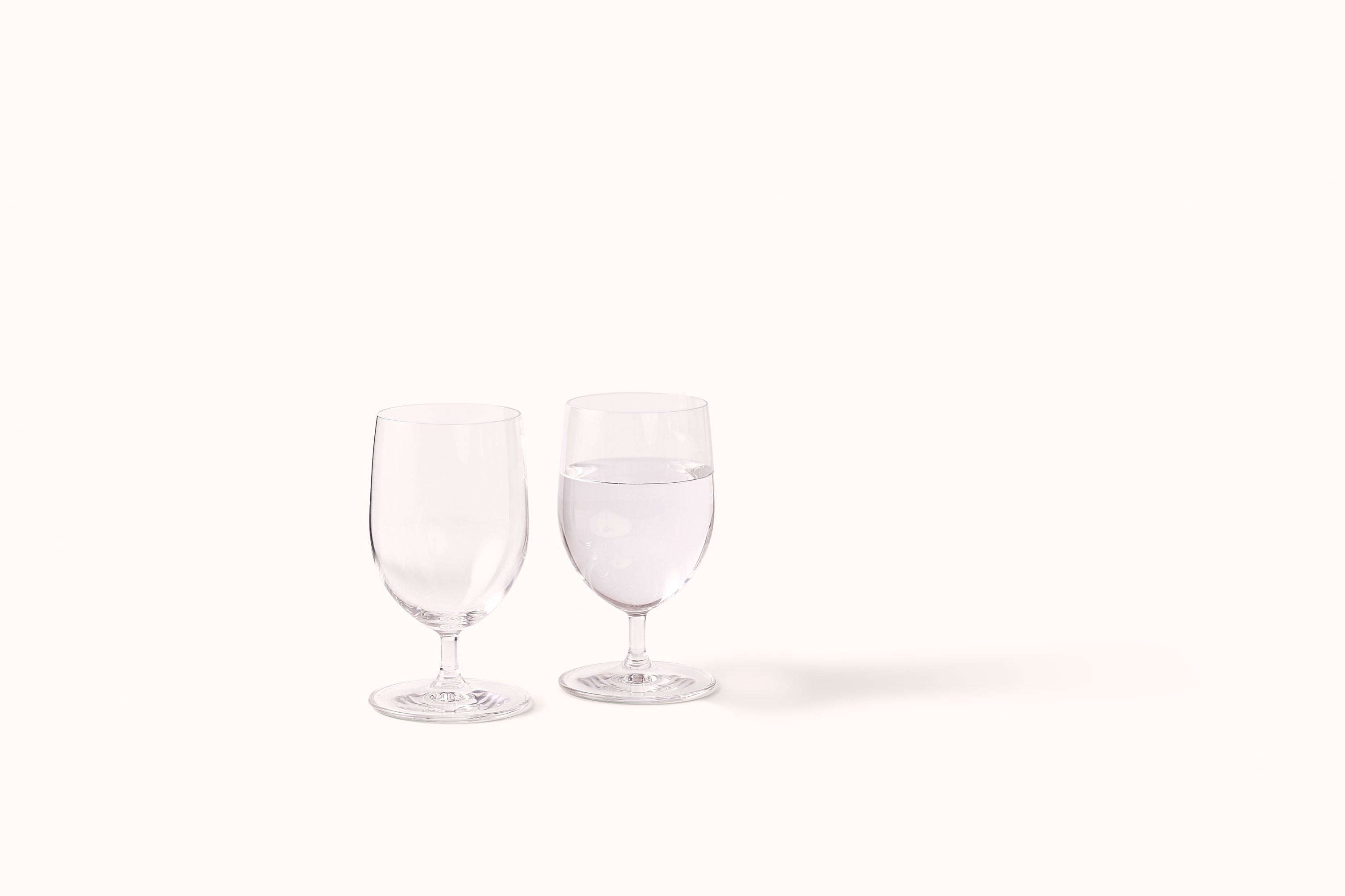 NUDE VINTAGE WATER GLASSES SET OF 2