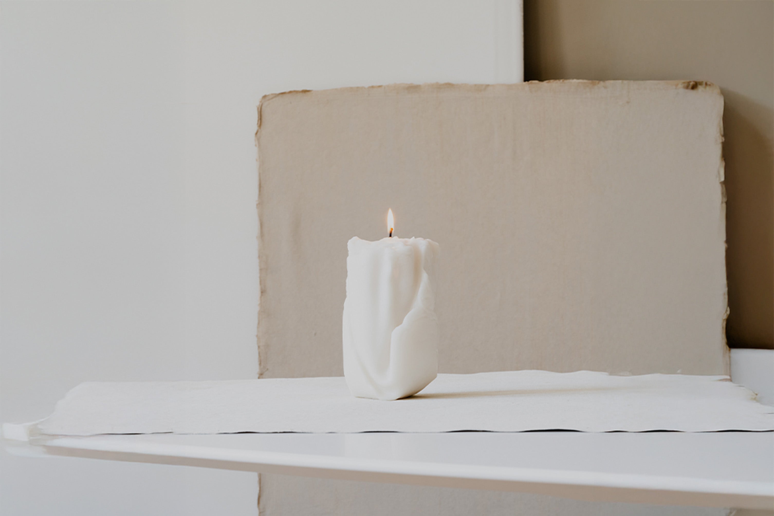 OBERFLACHT GHOST CANDLE - CREAM