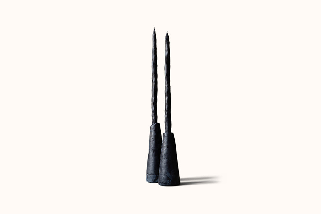OBERFLACHT TRUMPET HIGH + TWIG CANDLE - BLACK