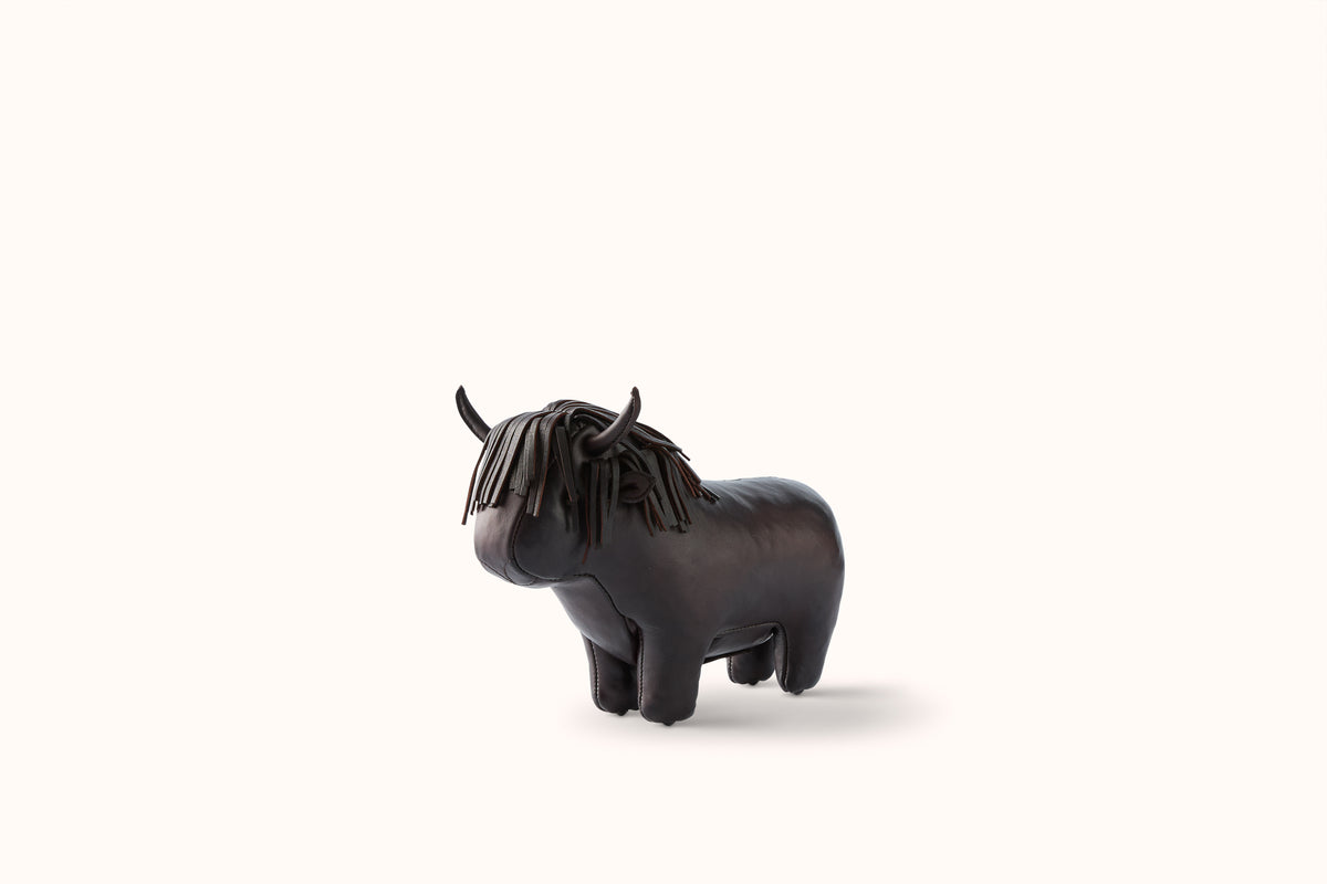 OMERSA LEATHER HIGHLAND COW