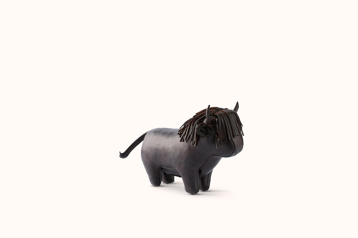 OMERSA LEATHER HIGHLAND COW