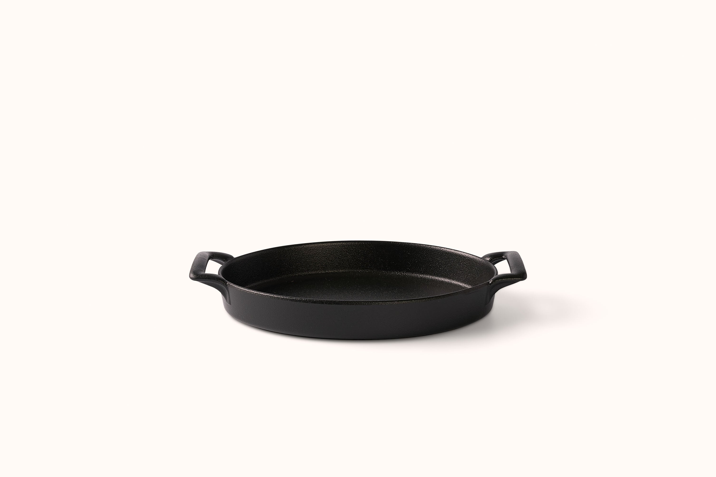REVOL BLACK CERAMIC OVAL ROASTING DISH