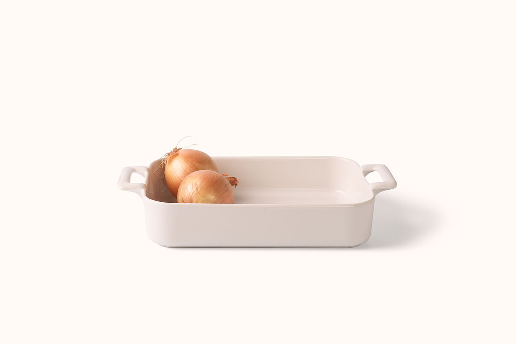 REVOL WHITE PORCELAIN ROASTING DISH