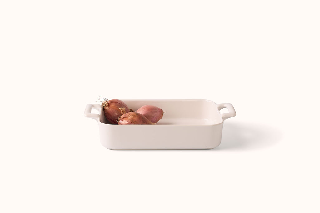 REVOL WHITE PORCELAIN ROASTING DISH