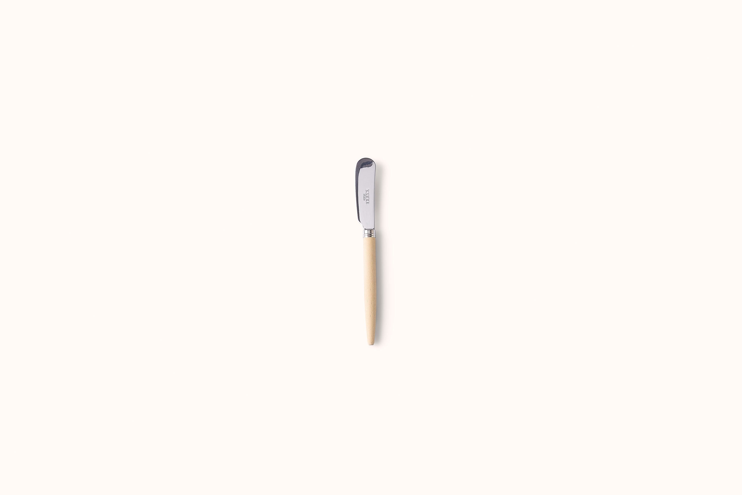 SABRE PARIS POLISHED STAINLESS STEEL JONC BUTTER SPREADER