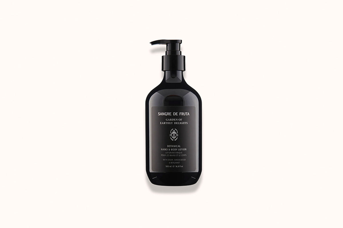 SANGRE DE FRUTA BOTANICAL HAND & BODY LOTION - GARDEN OF EARTHLY DELIGHTS