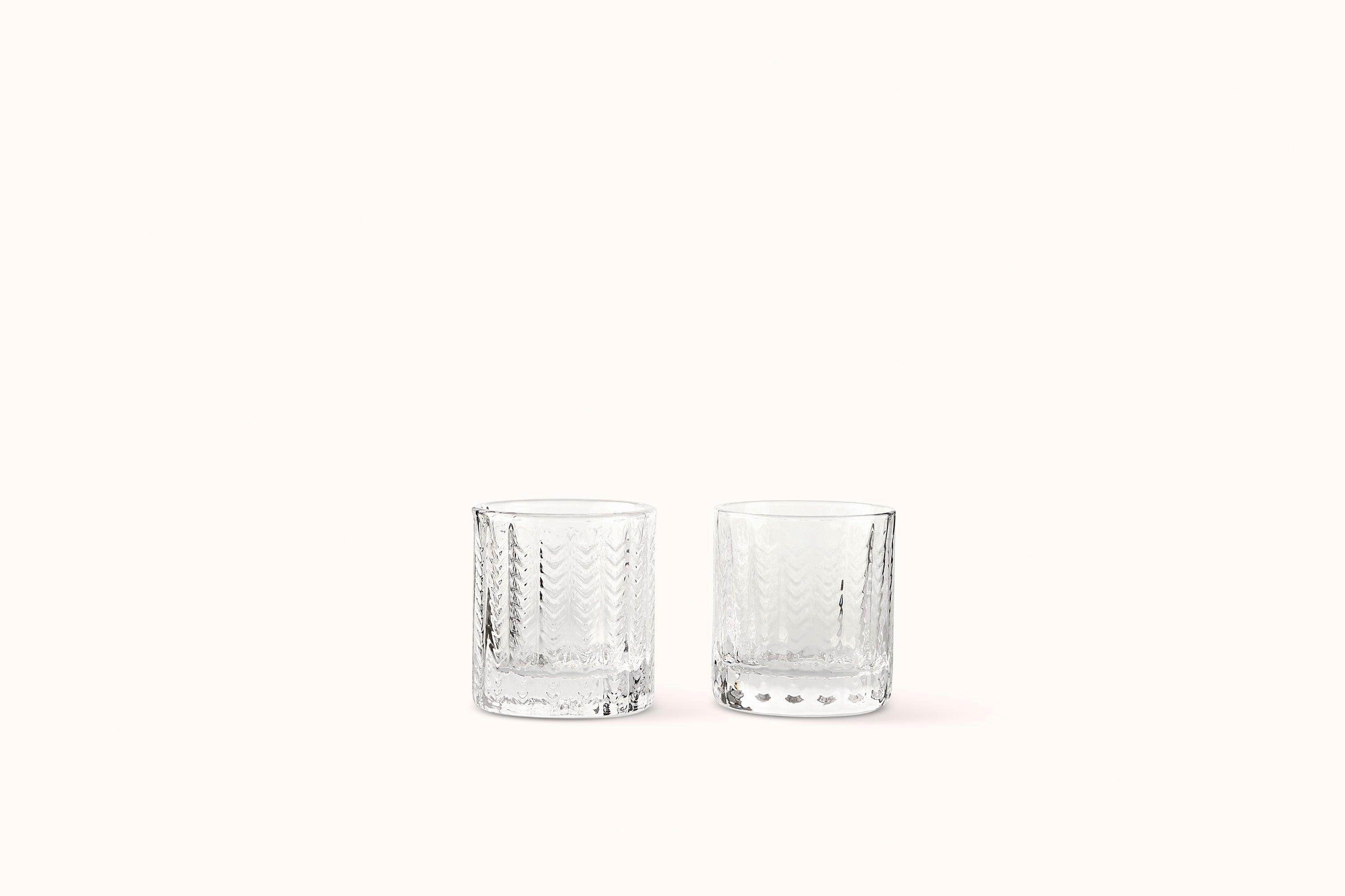 SIMON PEARCE GREENWICH LOWBALL GLASSES SET OF 2