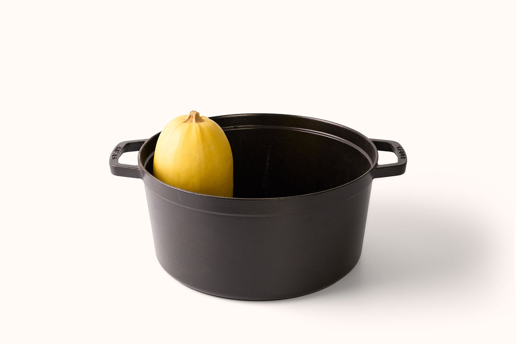 STAUB 13.25 QT. ROUND DUTCH OVEN - MATTE BLACK