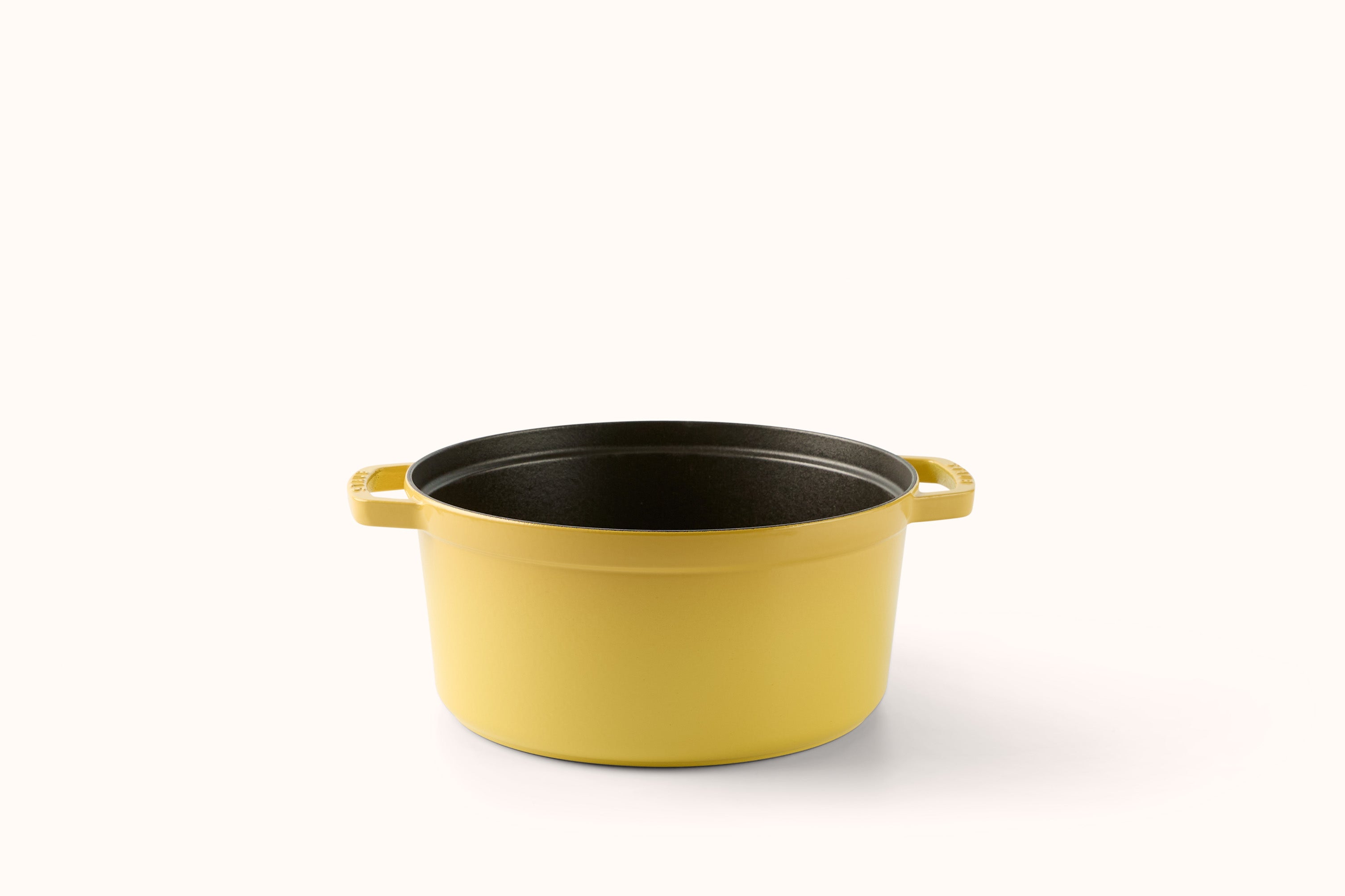 STAUB 7 QT. ROUND DUTCH OVEN - CITRON