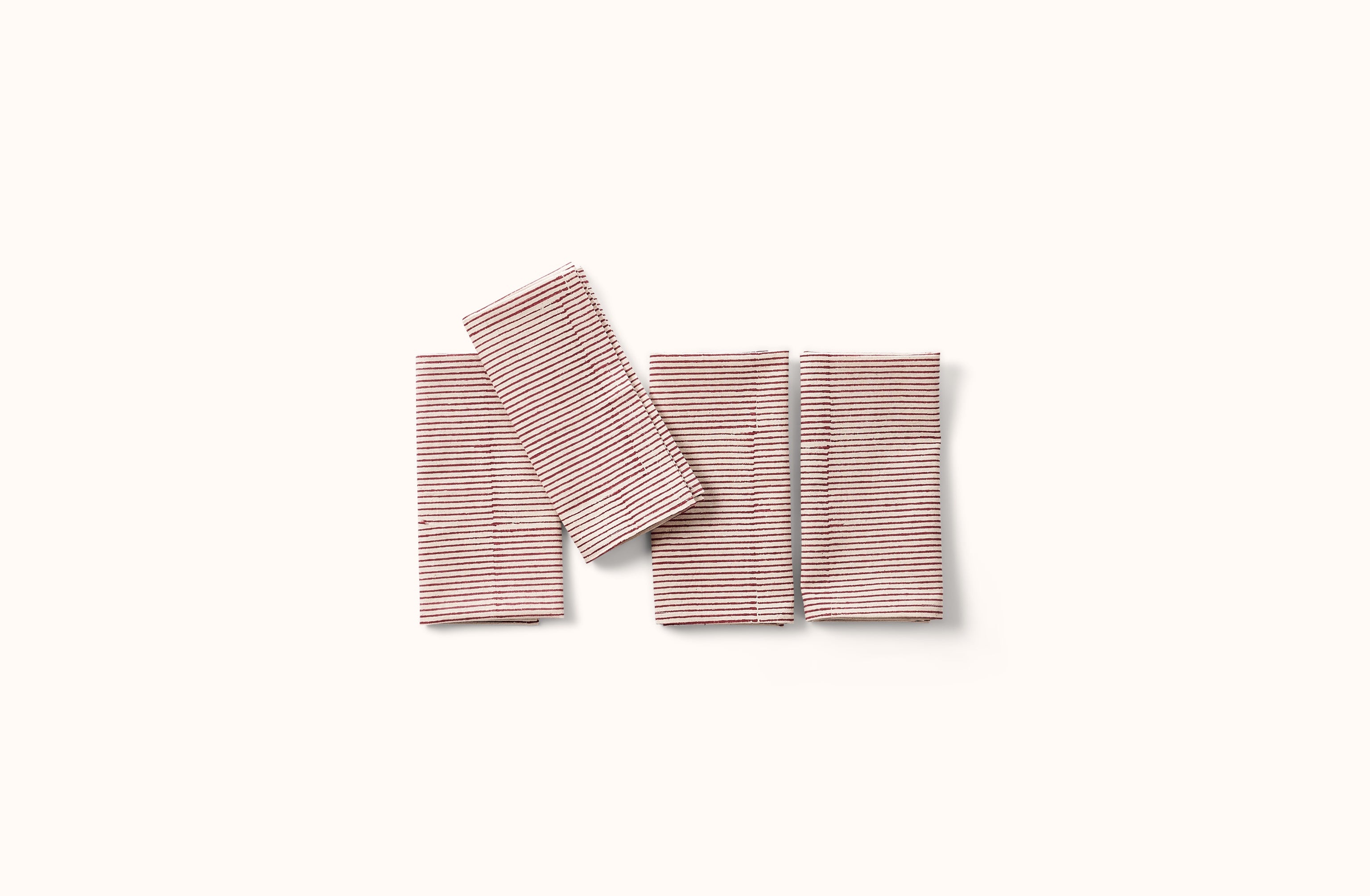 SUSTAINABLE THREADS HIBISCUS BLOCK PRINTED NAPKIN