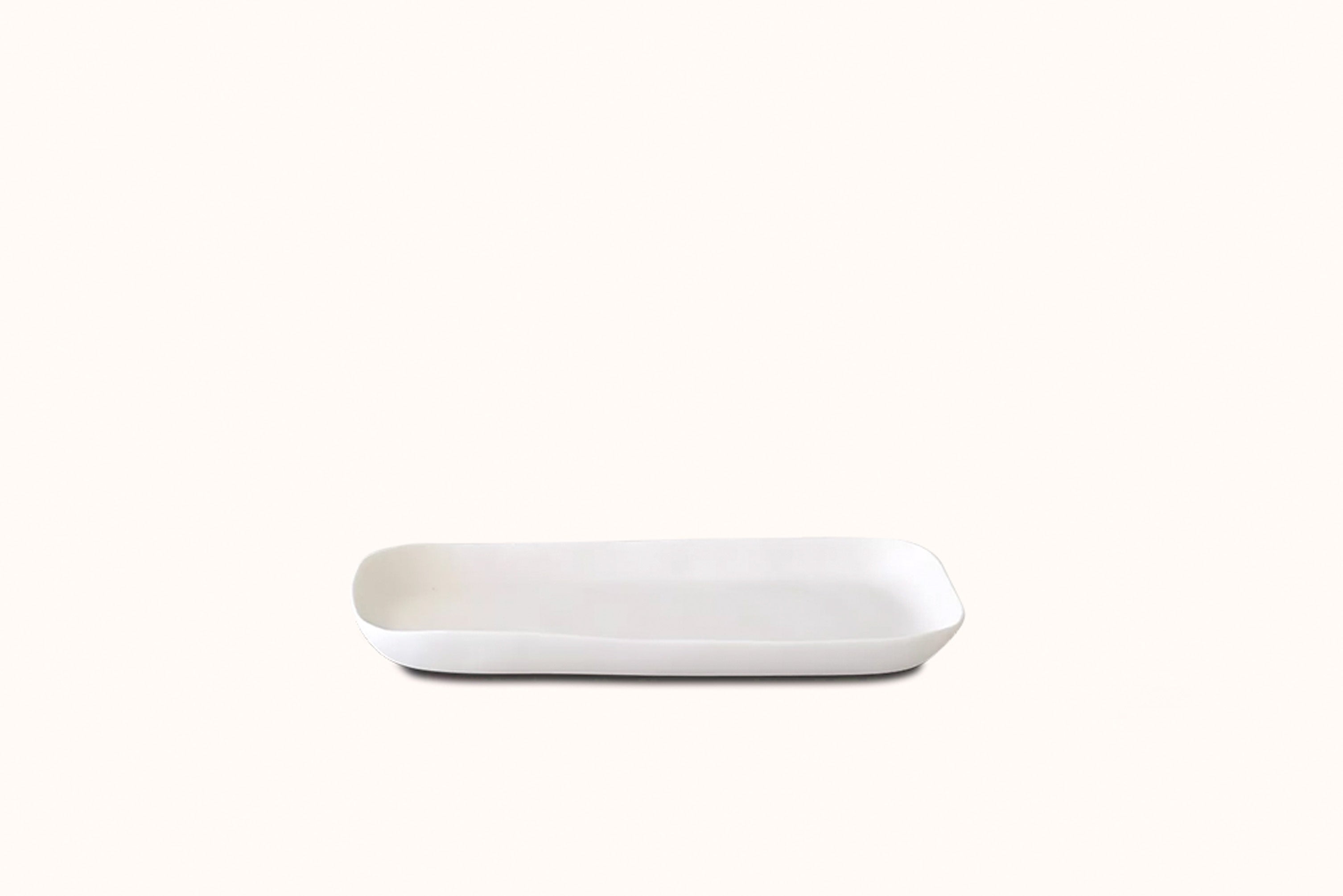 TF DESIGN SCULPT LARGE PLATTER - WHITE