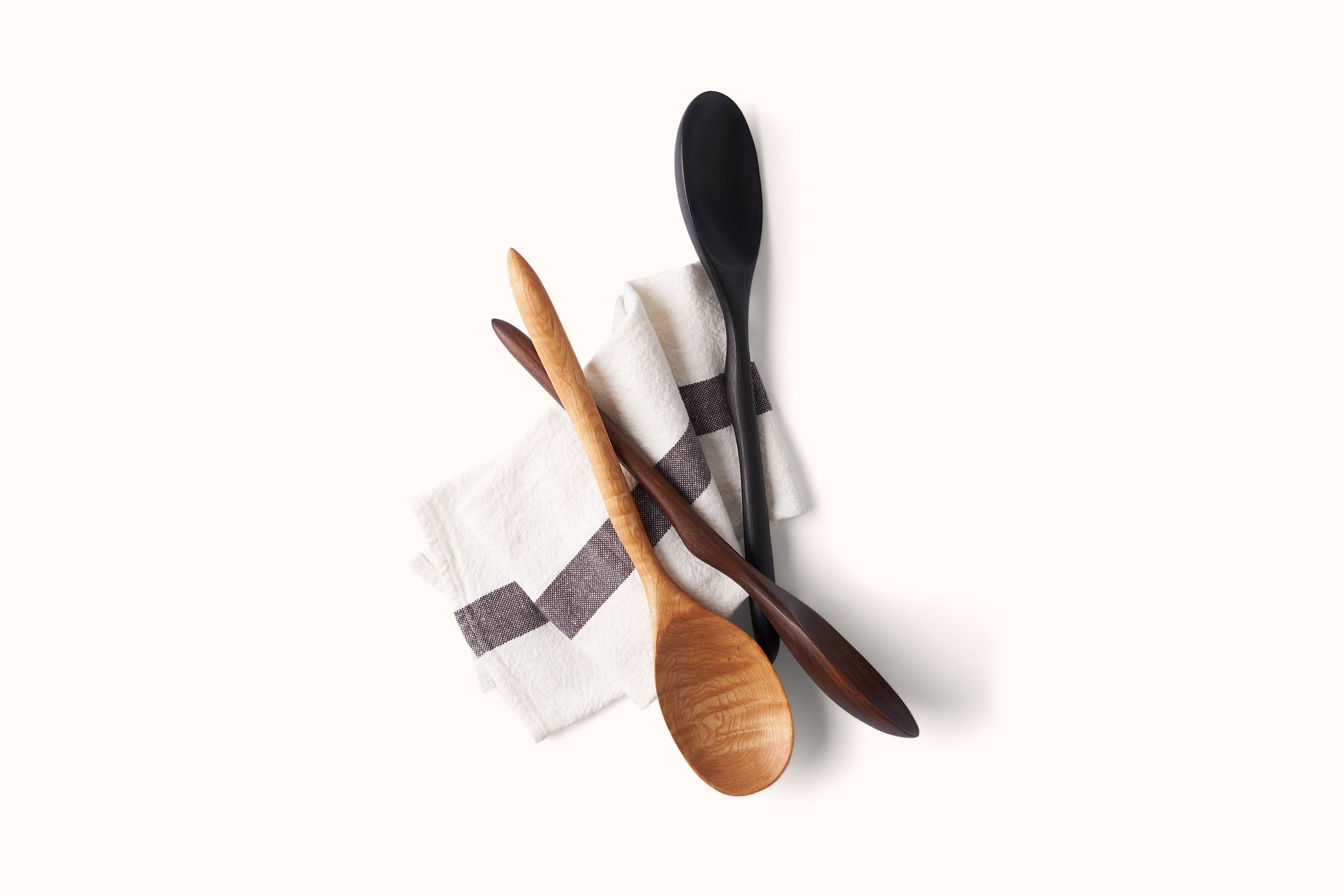 TROY BROOK STUDIOS WOOD SERVING SPOON UTENSIL