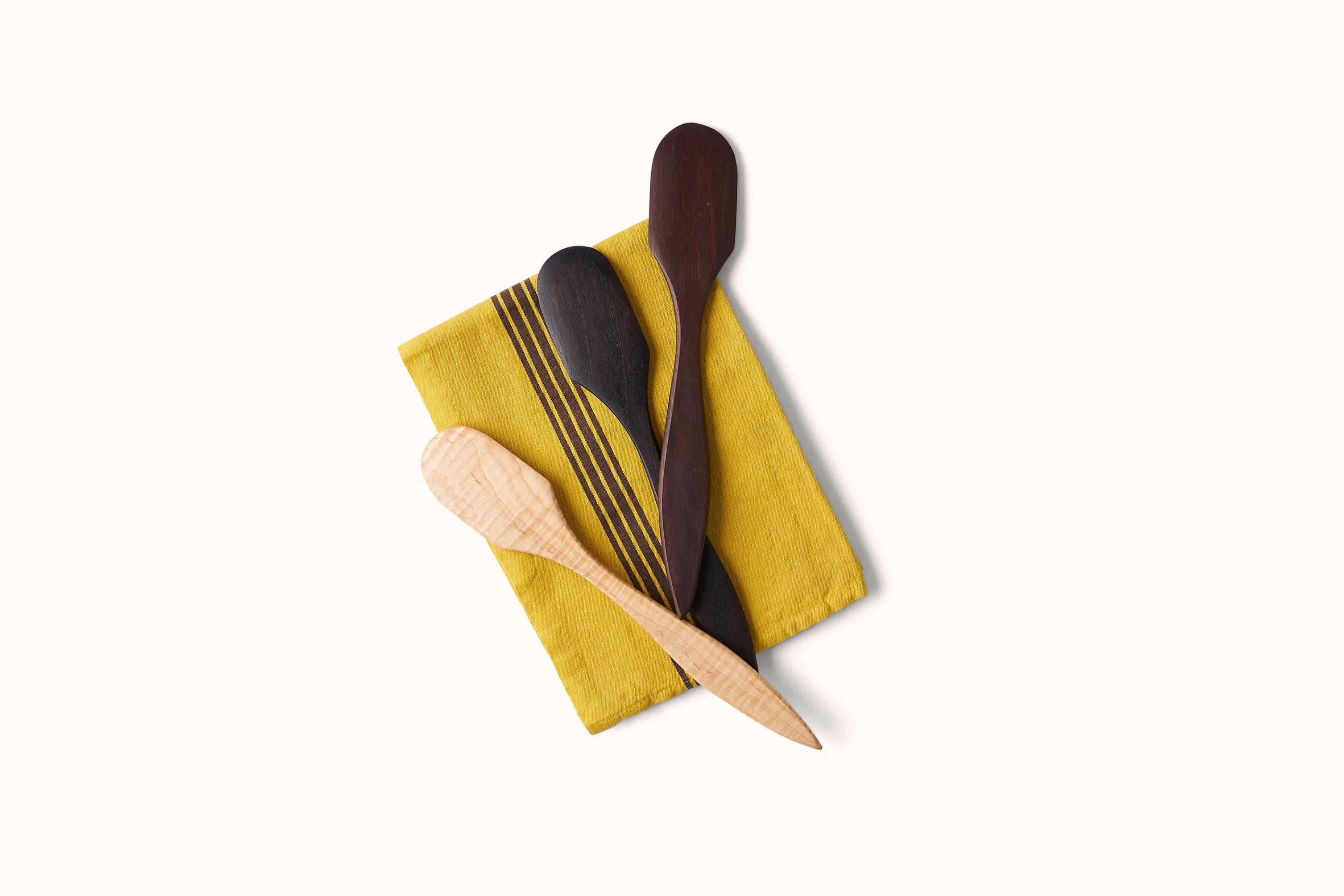 TROY BROOK STUDIOS WOOD STIRRING SPATULA UTENSIL