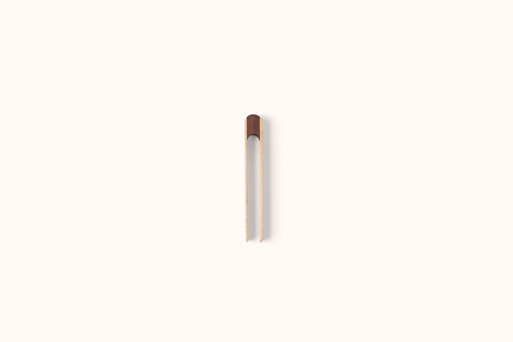 TROY BROOK STUDIOS WOOD TONGS UTENSIL