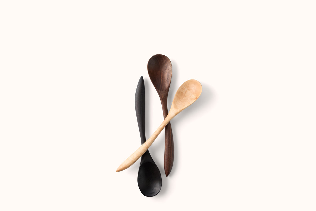 TROY BROOK STUDIOS WOOD LARGE OVAL SPOON