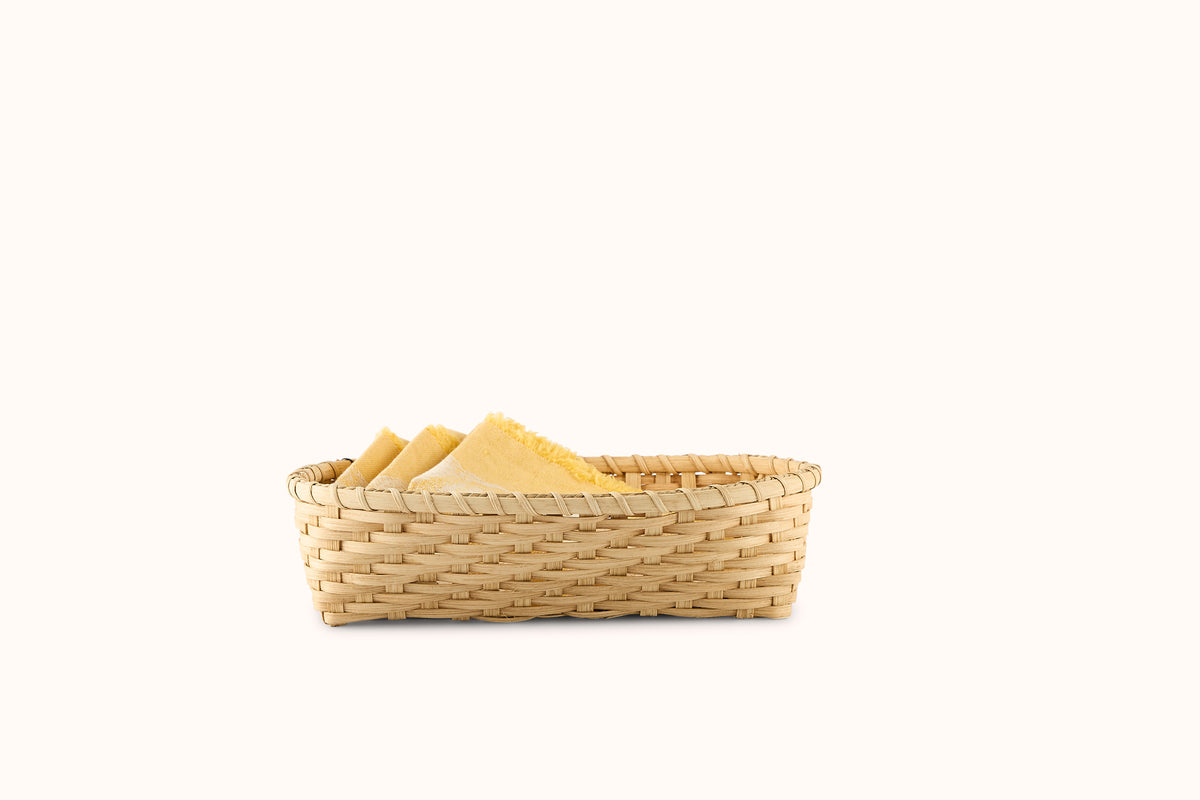 UNDERWATER WEAVING STUDIO HERRINGBONE BREAD BASKET