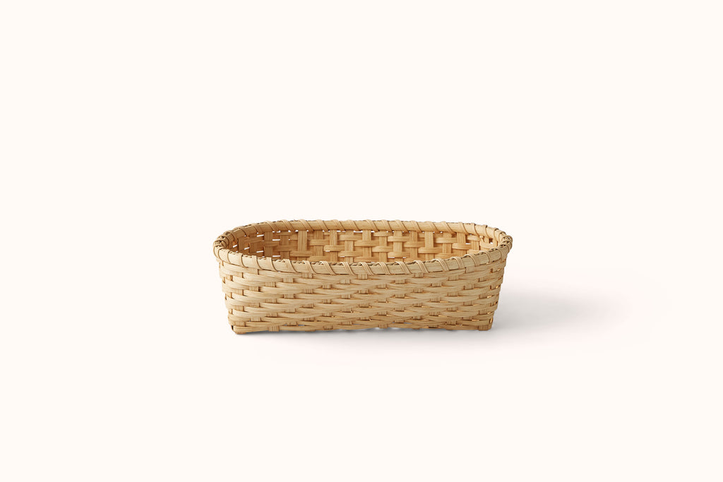 UNDERWATER WEAVING STUDIO HERRINGBONE BREAD BASKET